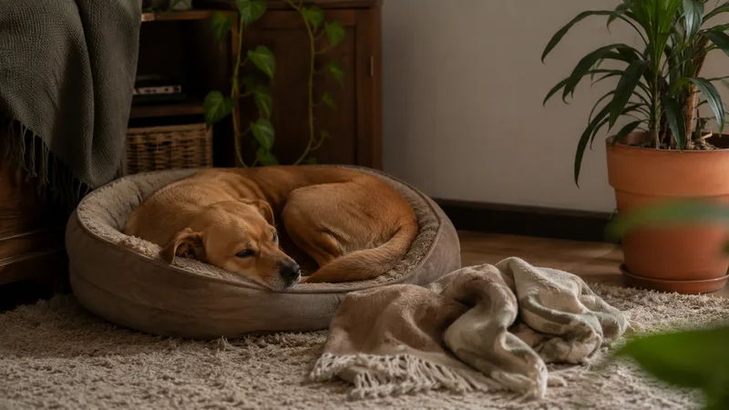 Cama coberta ou roupa: o combo de inverno que realmente deixa o cachorro confortável