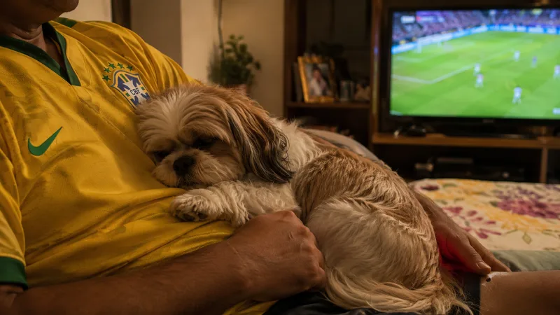 Final de Copa chegando: por que o seu cachorro pode ficar mais grudado nesta semana