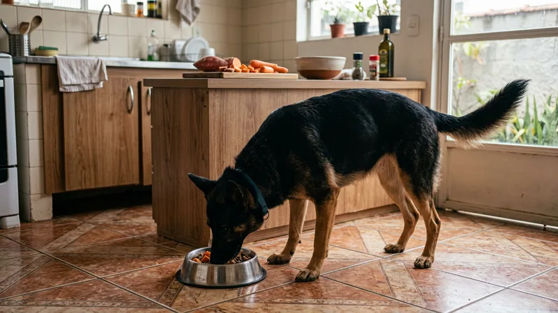 Alimentação de alta performance: o que seu Pastor Alemão realmente precisa comer