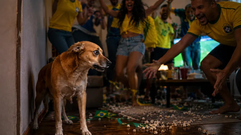 Receber amigos para ver a FIFA 2026: o erro que deixa o cachorro em alerta por horas