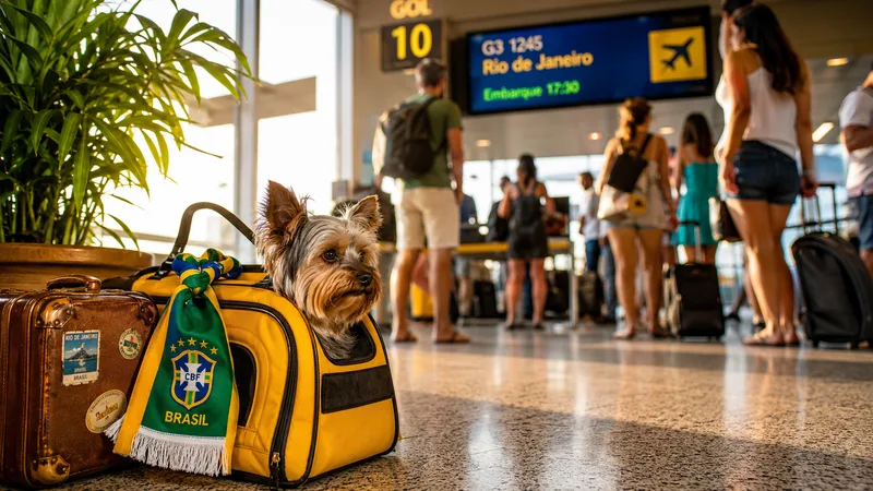 Viajar de avião com cachorro no Brasil: o que mudou na conversa dos tutores em 2026